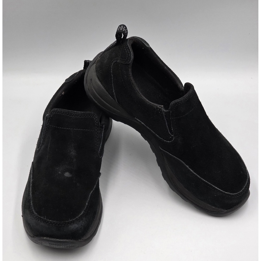 LL Bean Women's Comfort Mocs Shoe Brown Suede Slip On Loafers Size 7 Wide - Picture 7 of 12